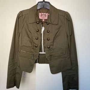 Juicy Couture Military Style Jacket